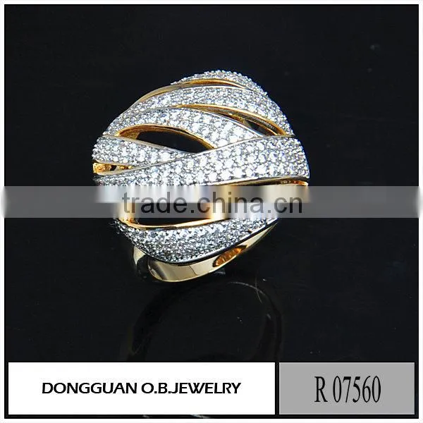 Imitation White Gold 925 CZ Ring Fashion America Style Chinese Silver Jewelry Ring photo-6