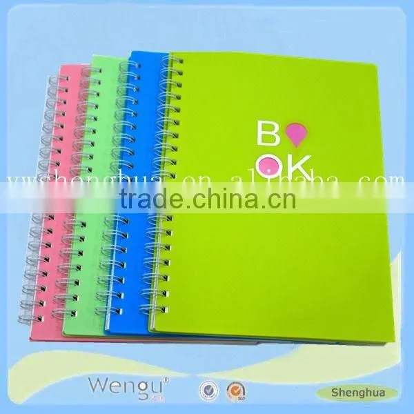 Factory Newly Design Colorful Cheap Paper Note Book/pp Cover Book photo-2