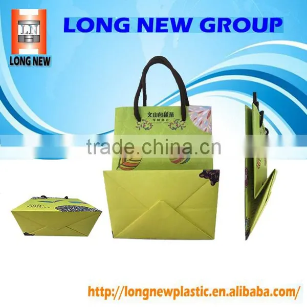 Elegant Fancy Paper Shopping Bag With Custom Printed Logo/Design photo-4