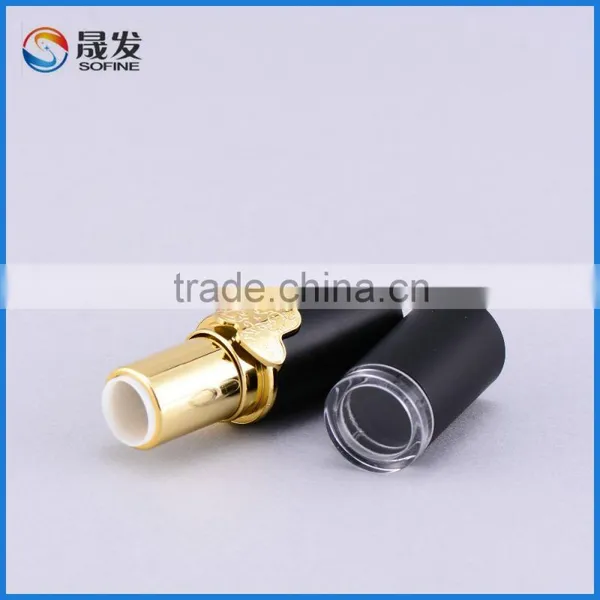 Durable Elegant Black Plastic Empty Lipstick Tube Container for Cosmetic Makeup photo-3