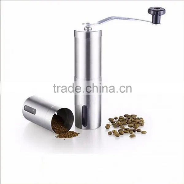 48*188mm Stailness Steel Housing Manual Coffee Grinder With Logo photo-2