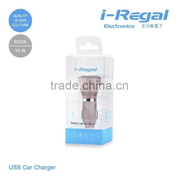 High Quality Safety Hammer Car Charger Micro Auto Universal Dual USB For IPad IPhone 5V 3.1A Mini Adapter Car Charger photo-2