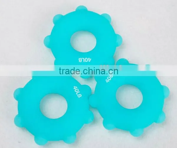 Newest Wholesale High Quality Exercise Equipment Colorful Eco-friendly Silicone Massage Gripping Ring photo-5