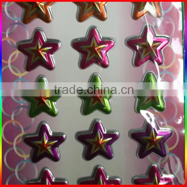 3D Blister Cartoon Stars Stickers Made in Qianyan photo-2