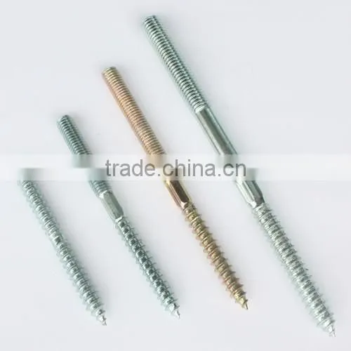 Hanger Bolts ,wood Thread Hanger Bolt,double Head Bolt Zinc Plated Cr3 photo-3