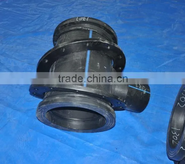 China Supply HDPE Fabricated Fittings Plastic Welded Fitting With Flange photo-3