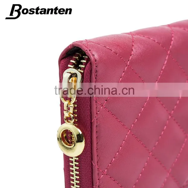 Fashion Plaid Leather Hand Purse for Women photo-4