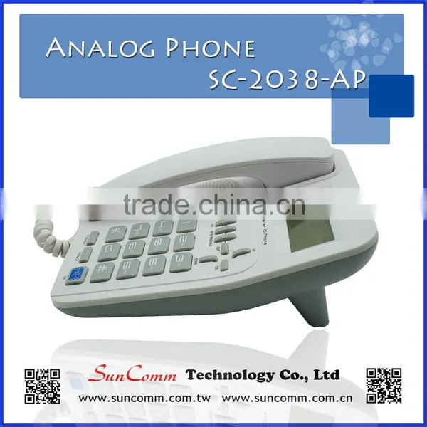 SC-2020-AP SunComm Dual System Analog/Caller ID/landline Phone With FSK/ DTMF, Big Button photo-3