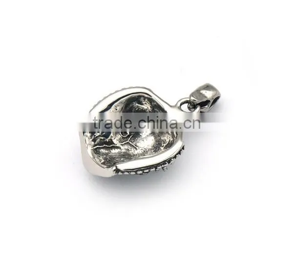 Guangzhou Fashion Pendant Stainless Steel Vicious Skull Head Charm Pendant Mens Casting High Quality Pendant Jewelry photo-3