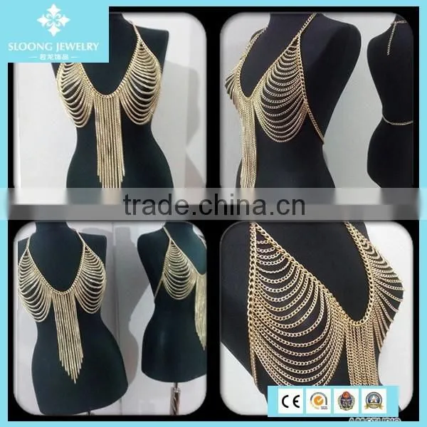 Gold Filled Body Belly Chain Jewelry Factory photo-6