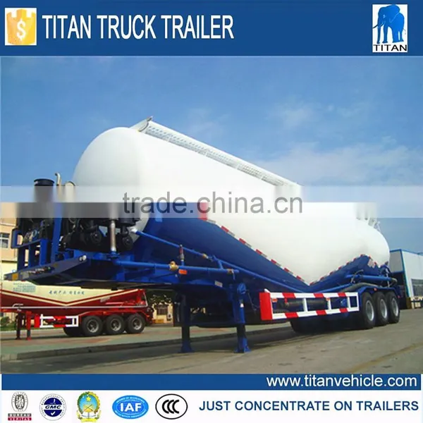 Titan Aluminum Alloy Vertical Powder Tank Semi Trailer/powder Tank Trailer/bulk Cement Tank Trailer