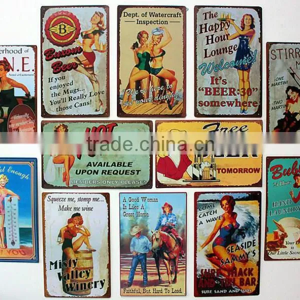 Custom Embossed Metal Sign,vintage Metal Tin Sign, Car License Plate Metal Sign photo-2