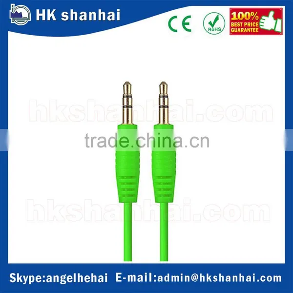 New and Hot China Wholesale 6 Feet Computer Speakers Male to Male 5 Color Combo Aux Cable 3.5mm Stereo Audio Cable photo-3
