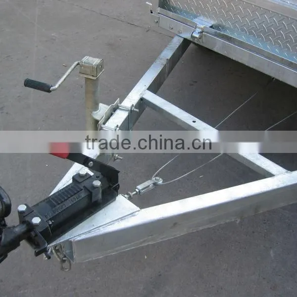 Hot Dipped Galvanized Tandem Trailer / Double Axle Trailer photo-3