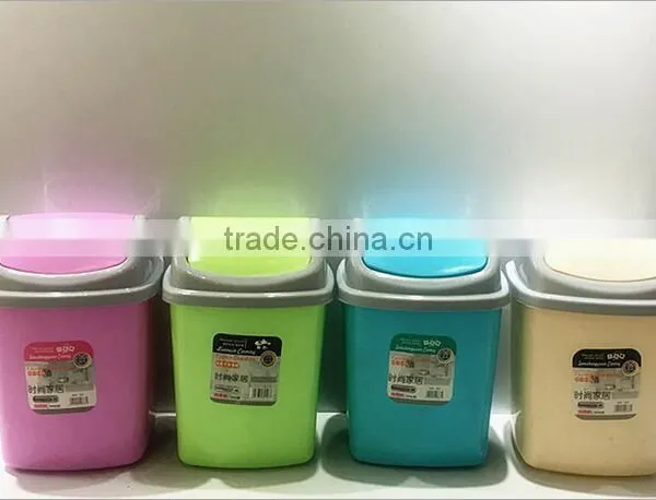 24L Waste Bin Beauty Customized Red Home Garbage Bin photo-4