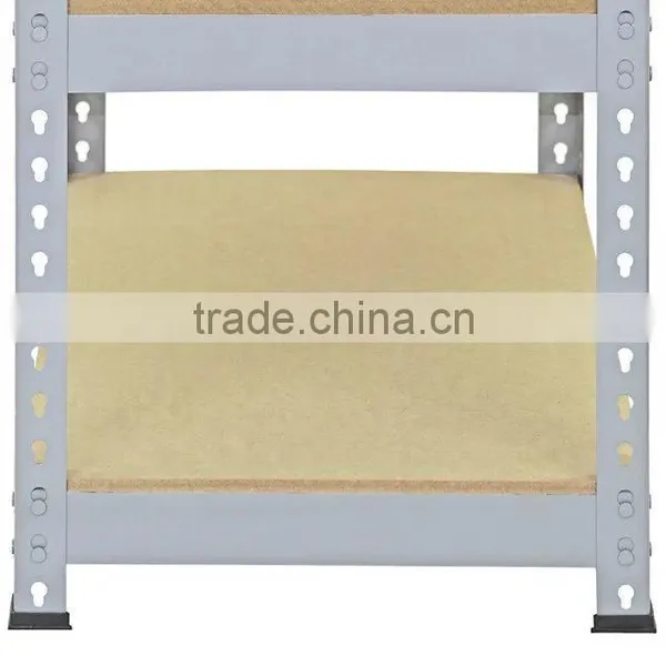 5 Tier MDF Board Slotted Angle Shelving photo-6