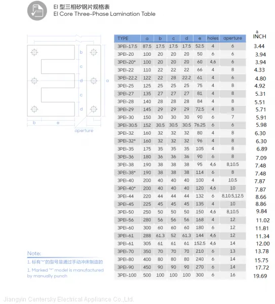 EI-85.8 EI Laminationed Core CRNGO photo-3
