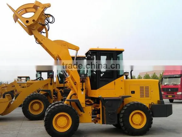 Loader With Grass/log/wood /pipe Timber Grasper/grab photo-5