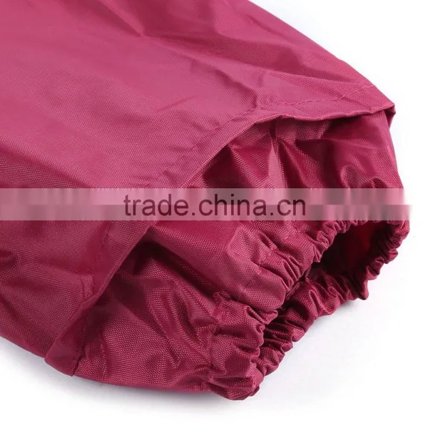 QIAN Thicken Single-person Raincoat Rainwear With Long Sleeve Big Transparent Brim Polyester Poncho for Cycling 3 Colors photo-4