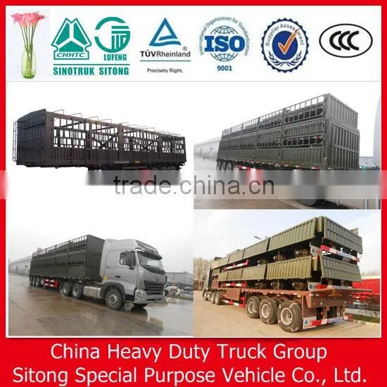 Stake Type Truck Semi Trailer Manufacturers China Gooseneck Horse Trailer photo-4