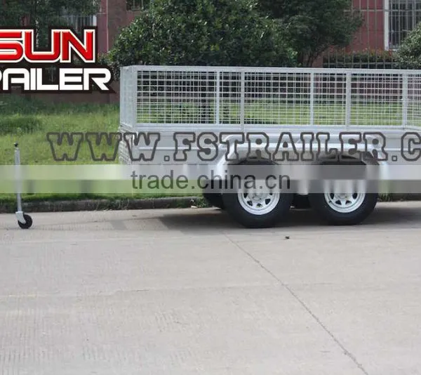 Hot Selling Weled Tandem Cage Trailer 10x6/12x6 photo-3