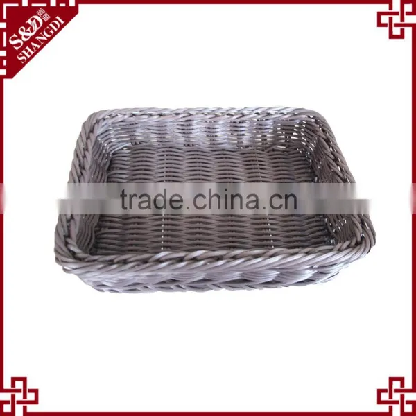 Rectangular PP Rattan Supermarket Display photo-4