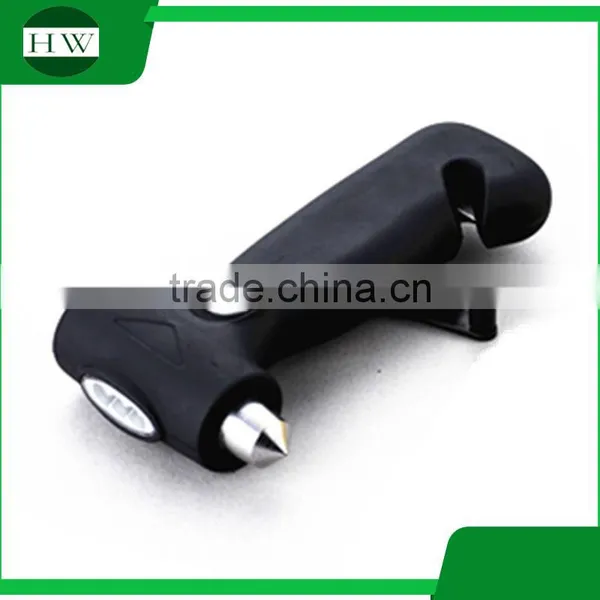 Car Escape Tool Cranking Safety Belt Cutter & Car Glass Hammer Broker With LED Dynamo Flashlight Torch photo-2
