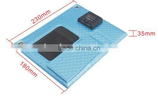 China Manufacture 7w Solar Usb Wire Charging Bank Phone photo-3