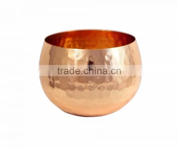 Copper Candle Cup Metal Soy Candle Jar, Copper Wax Tumbler For Candle Tea Light photo-2