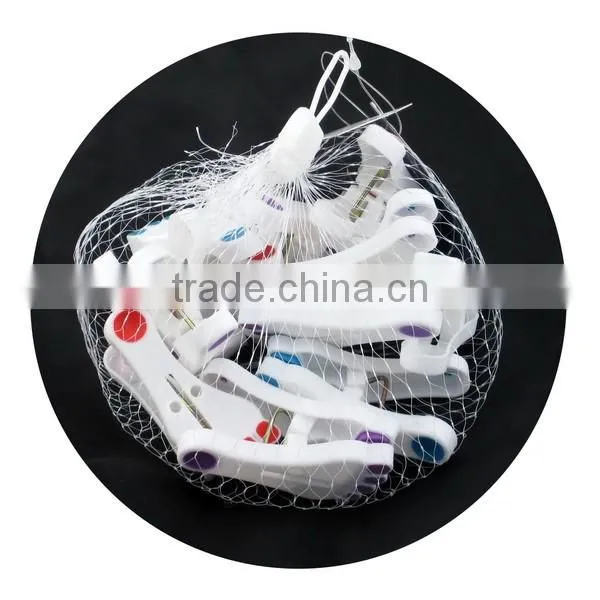 12PCS Plastic Foot Sharp Mini Clothespin photo-6