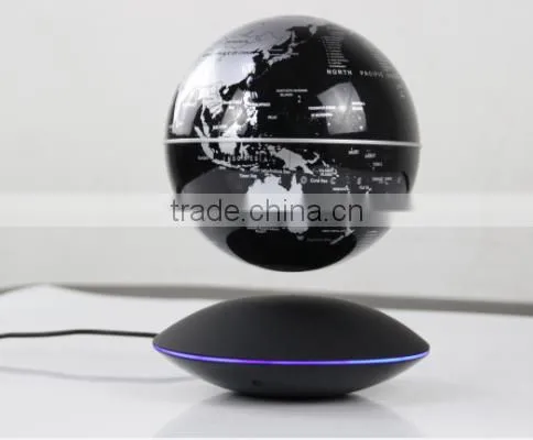 Magnetic Floating Levitation Globe Unique Maglev Globe Silver Color photo-3