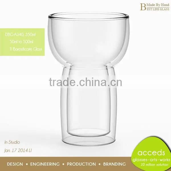 Stylish Pyrex Glass Latte Cup photo-2