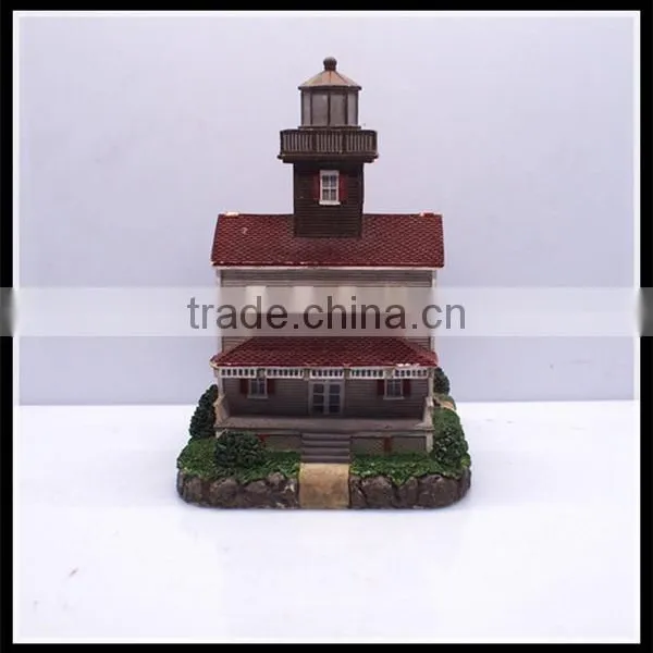 Custom Souvenir 3D Castle Building Model Craft Resin House Building Model Factory photo-4