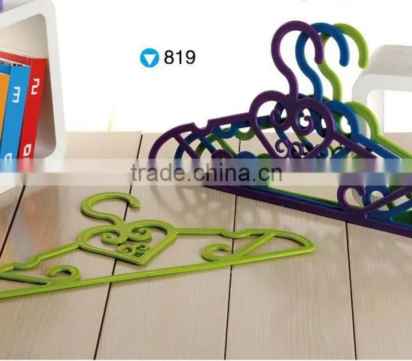 Plastic Colored Garment Hanger 5pcs/set photo-5