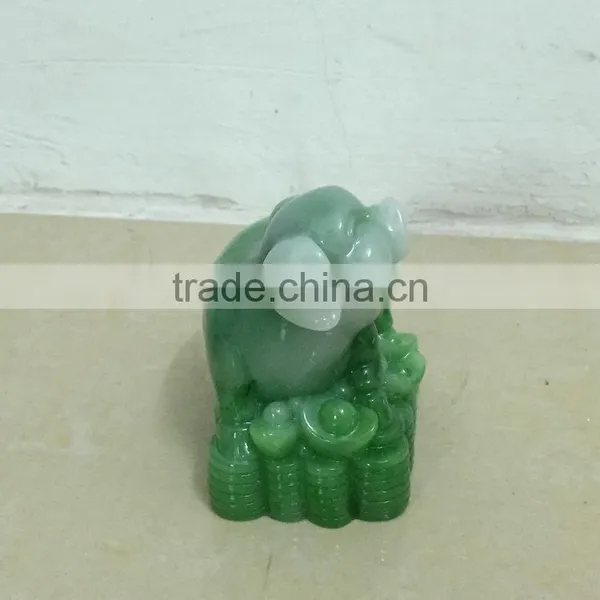 Polyresin Lucky Pig Statue photo-3
