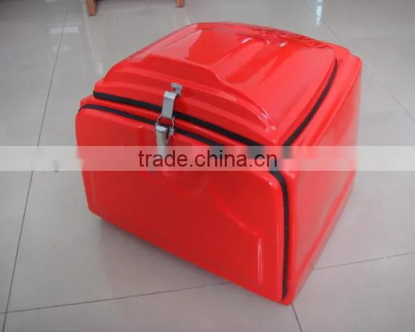 High Quality Shiny Gel Coat Finish Fiberglass Delivery Box for Scooter and Motorcycle. Factory photo-2