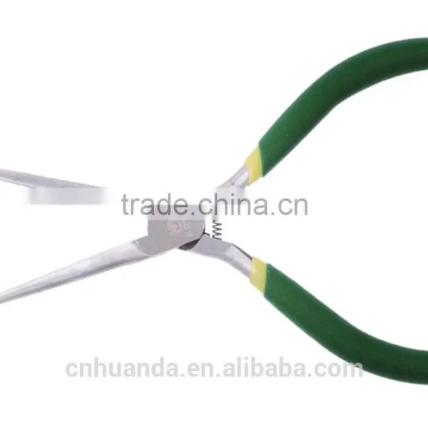 Mini Precision Handle Spring Loaded Long Needle Nose Pliers photo-2