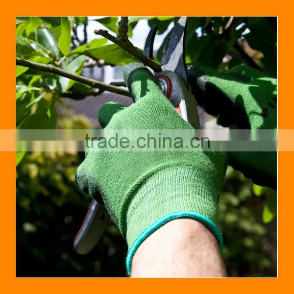 Cool Breathable Bamboo Yard Chores Gloves Summer Gardening Gloves With Anti UV Protection photo-5