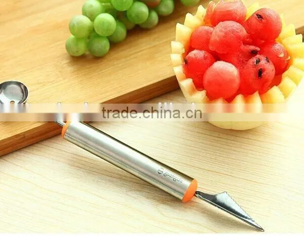 Multifunction Fruit Salad Tool , Melon Baller & Carving Knife photo-5
