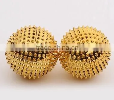 Dia.3.2/4.7/5.5cm Gold or Silvery Magnetic Hand Massager photo-3