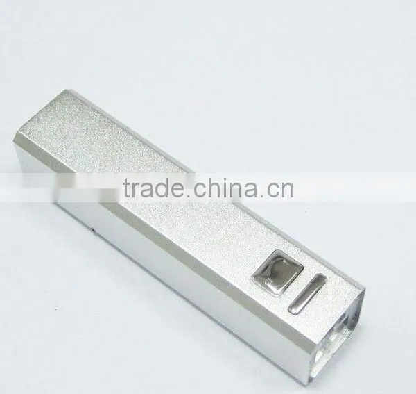 Mini Rechargeable 2600mAh Cuboid Shape Portable Metal Sales Promotion Gift Power Bank photo-6