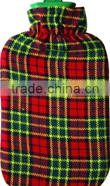 Round Design PVC Hot Water Bottle With Knitted Cover photo-5