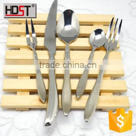 2015 New Design Stainless Steel Flight Cutlery Set Laser Line on Handle photo-2