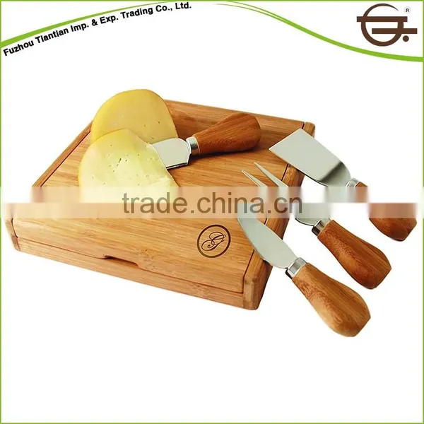 Eco-friendly Chopping Board Set With Stand Cutting Board Set With Holder photo-4