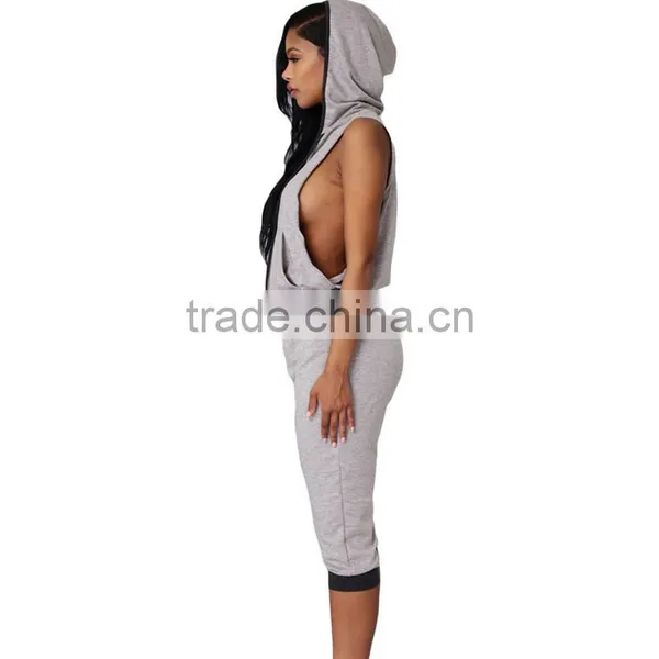 Woman Sweat Suits Set Two Piece Set Female Knitting Custom Yoga Pants photo-5