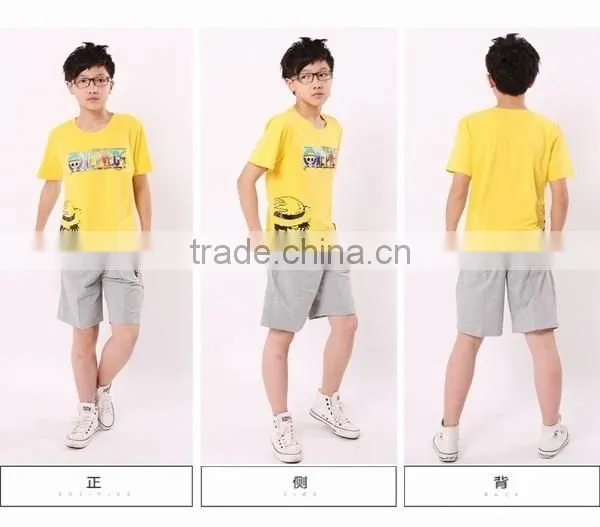 Teenagers Cotton Printed Sunshine Lively Short Sleeve T Shirts photo-2