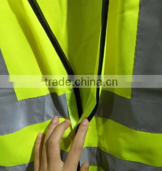 Construction Workwear Overalls Yellow Safety Vest photo-5
