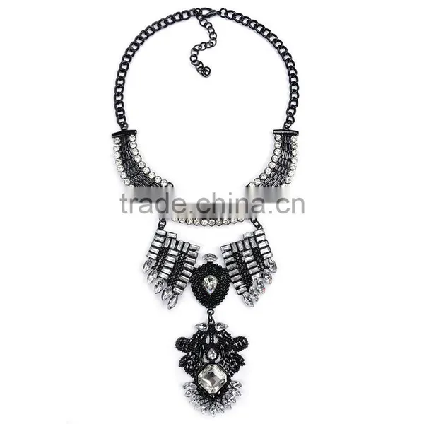 2016 Big Brand Vintage Alloy Statement Pendant Necklace Jewelry ,women Costume Jewelry photo-5