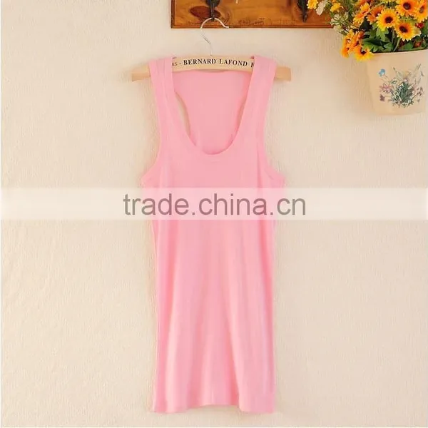 Wholesale GYM Lady Tank Top,Blank Women Tank Top,Custom Cotton Women Tank Top photo-3