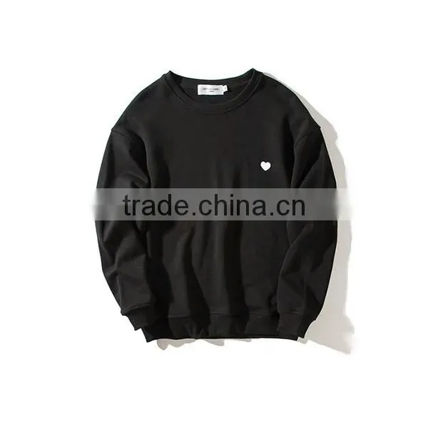 Adorable Long Sleeve Red Heart Print Sweatshirt,latest Design Ladies Crewneck Sweatshirt photo-2